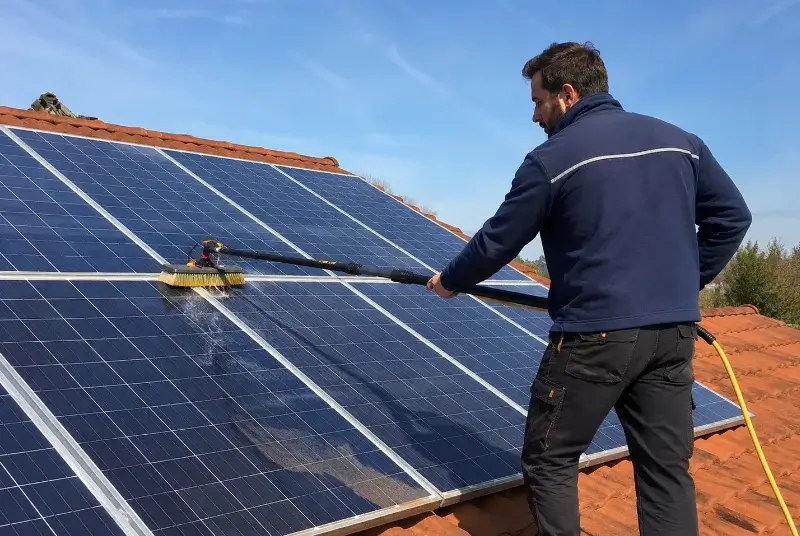 Nettoyage et entretien de panneaux solaires à Chauvé